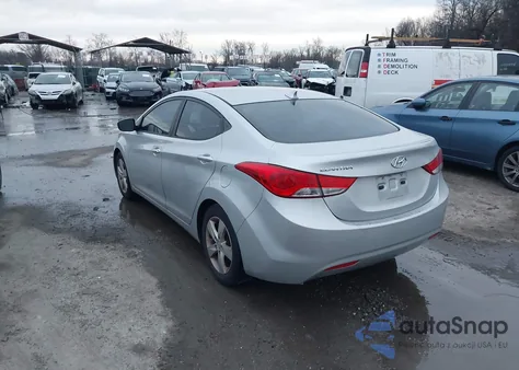 2013 Hyundai Elantra Gls из США, поврежденный, VIN 5NPDH4AE3DH280016
